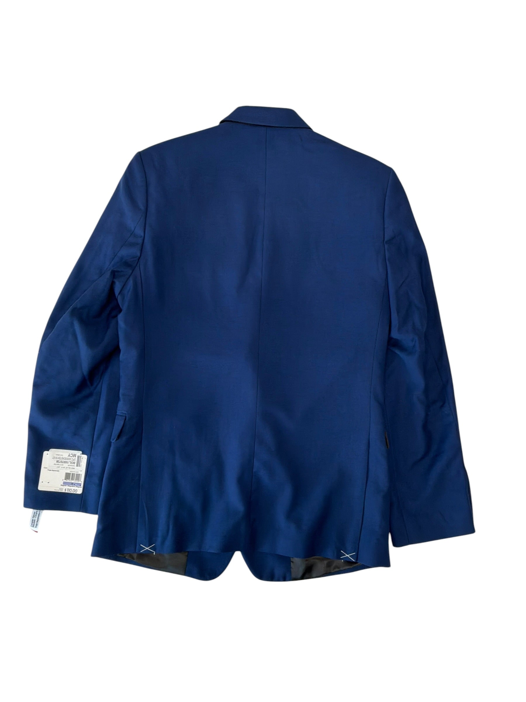 Calvin Klein Mens Slim fit Sport Coat Blazer 18 R Blue Solid