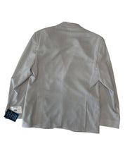 Kenneth Cole Mens Slim fit Suit Jacket Blazer 44 R Grey Solid