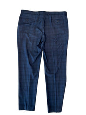 Tommy Hilfiger Mens Modern fit Dress Pants 40 / 32 Blue Plaid