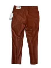 Bar III Mens Slim fit Wool Dress Pants 32 / 30 Orange Solid