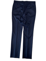 Tommy Hilfiger Mens Modern fit Wool Dress Pants 34 / 36 Blue Solid