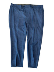 Michael Kors Mens Classic fit Wool Dress Pants 42 / 30 Blue Plaid