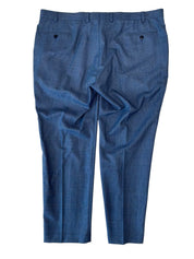 Michael Kors Mens Classic fit Wool Dress Pants 42 / 30 Blue Plaid