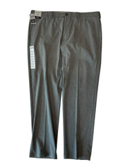 Haggar Mens Classic fit Cotton Dress Pants 40 / 32 Grey Solid