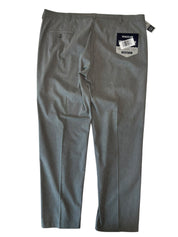 Haggar Mens Classic fit Cotton Dress Pants 40 / 32 Grey Solid