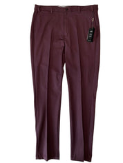 Michael Kors Mens Classic fit Cotton Dress Pants 36 / 34 Red Solid