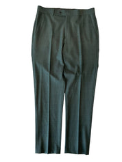 Bar III Mens Slim fit Wool Dress Pants 30 / 30 Green Solid