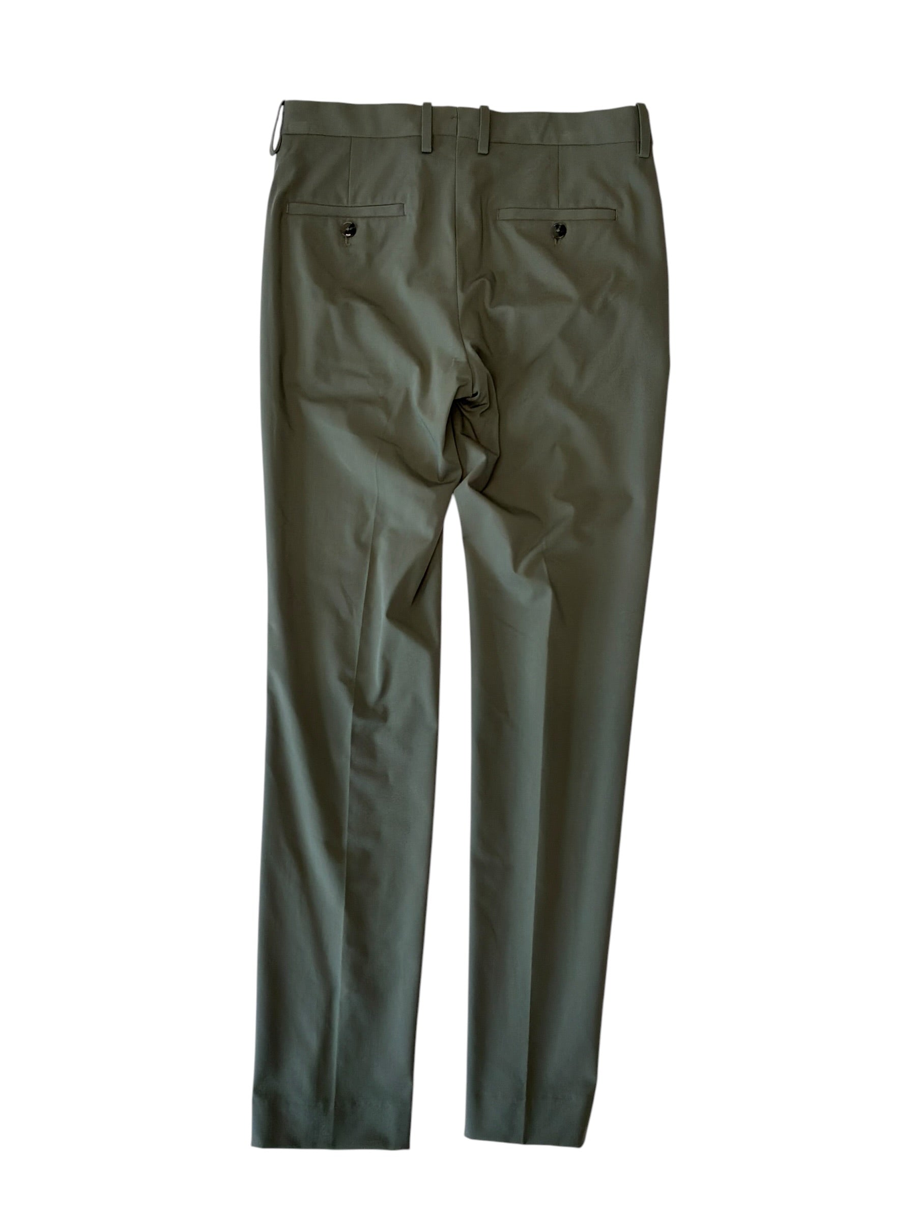MNG The Suit Collection Mens Slim fit Dress Pants 36 / 29 Green Solid