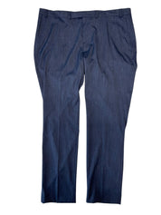Kenneth Cole Mens Slim fit Dress Pants 42 / 32 Blue Striped