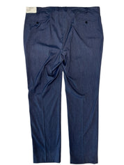 Kenneth Cole Mens Slim fit Dress Pants 42 / 32 Blue Striped