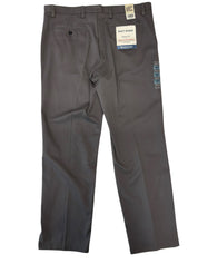 Dockers Mens Classic fit Cotton Dress Pants 38 / 34 Grey Solid