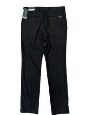 Perry Ellis Mens Slim fit Dress Pants 30 / 32 Black Solid