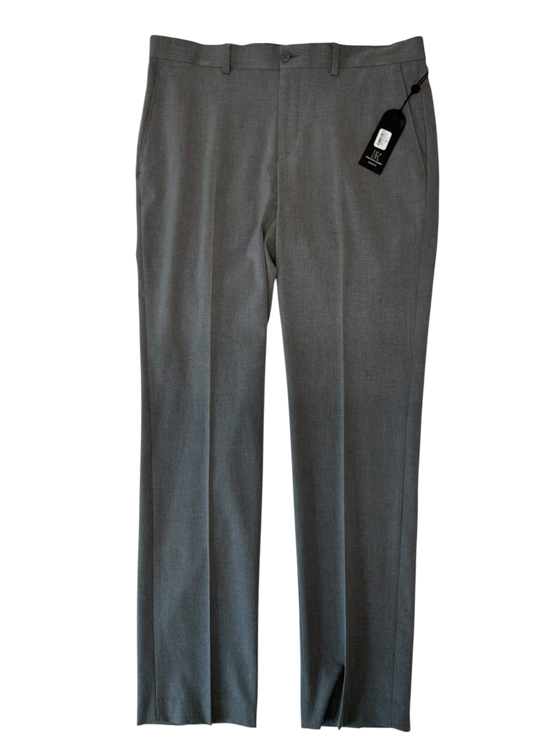 INC Mens Slim fit Dress Pants 32 / 32 Grey Solid