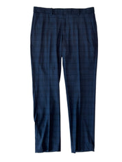 Tommy Hilfiger Mens Modern fit Dress Pants 32 / 30 Blue Plaid