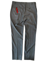 Calvin Klein Mens Slim fit Dress Pants 36 / 32 Grey Solid