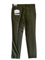 Perry Ellis Mens Slim fit Dress Pants 33 / 30 Green Solid