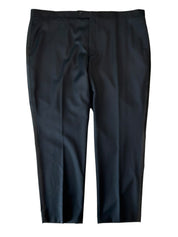 Lauren Ralph Lauren Mens Classic fit Wool Tuxedo Pants 44 / 30 Black Solid