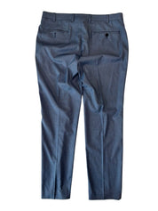 Calvin Klein Mens Slim fit Dress Pants 36 / 30 Blue Solid