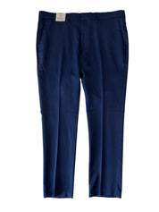 Kenneth Cole Mens Slim fit Dress Pants 36 / 30 Blue Solid