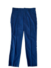 Perry Ellis Mens Slim fit Dress Pants 32 / 32 Blue Solid