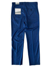Perry Ellis Mens Slim fit Dress Pants 32 / 32 Blue Solid