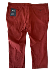 Tommy Hilfiger Mens Modern fit Dress Pants 50 / 30 Red Solid