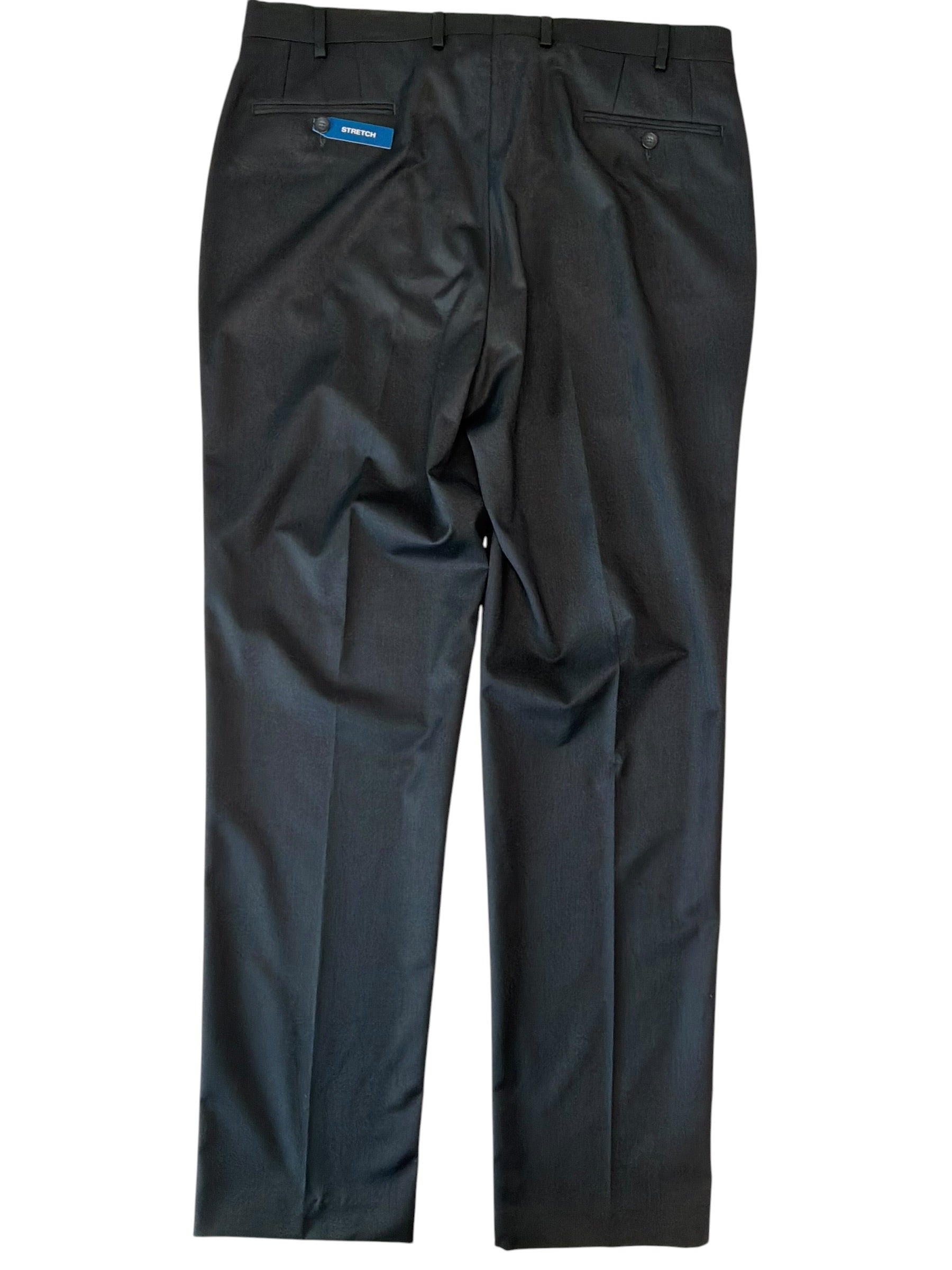 Izod Mens Classic fit Dress Pants 36 / 34 Grey Solid