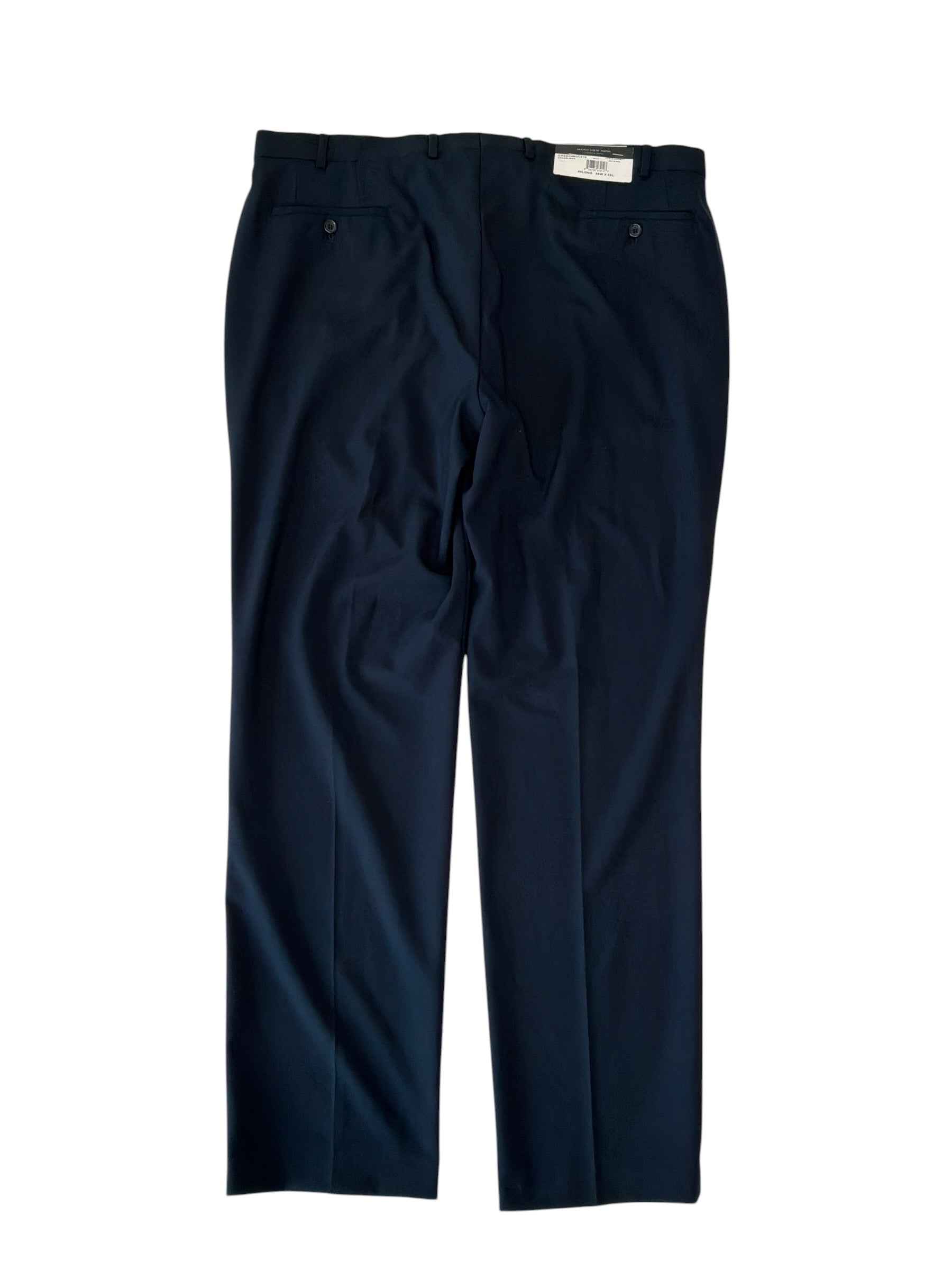 Marc New York Mens Modern fit Dress Pants 39 / 33 Blue Solid