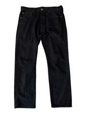 Levi Mens Regular fit Cotton Jeans 34 / 30 Black Solid