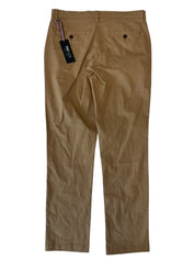 Tommy Hilfiger Mens Modern fit Cotton Dress Pants 32 / 32 Beige Solid