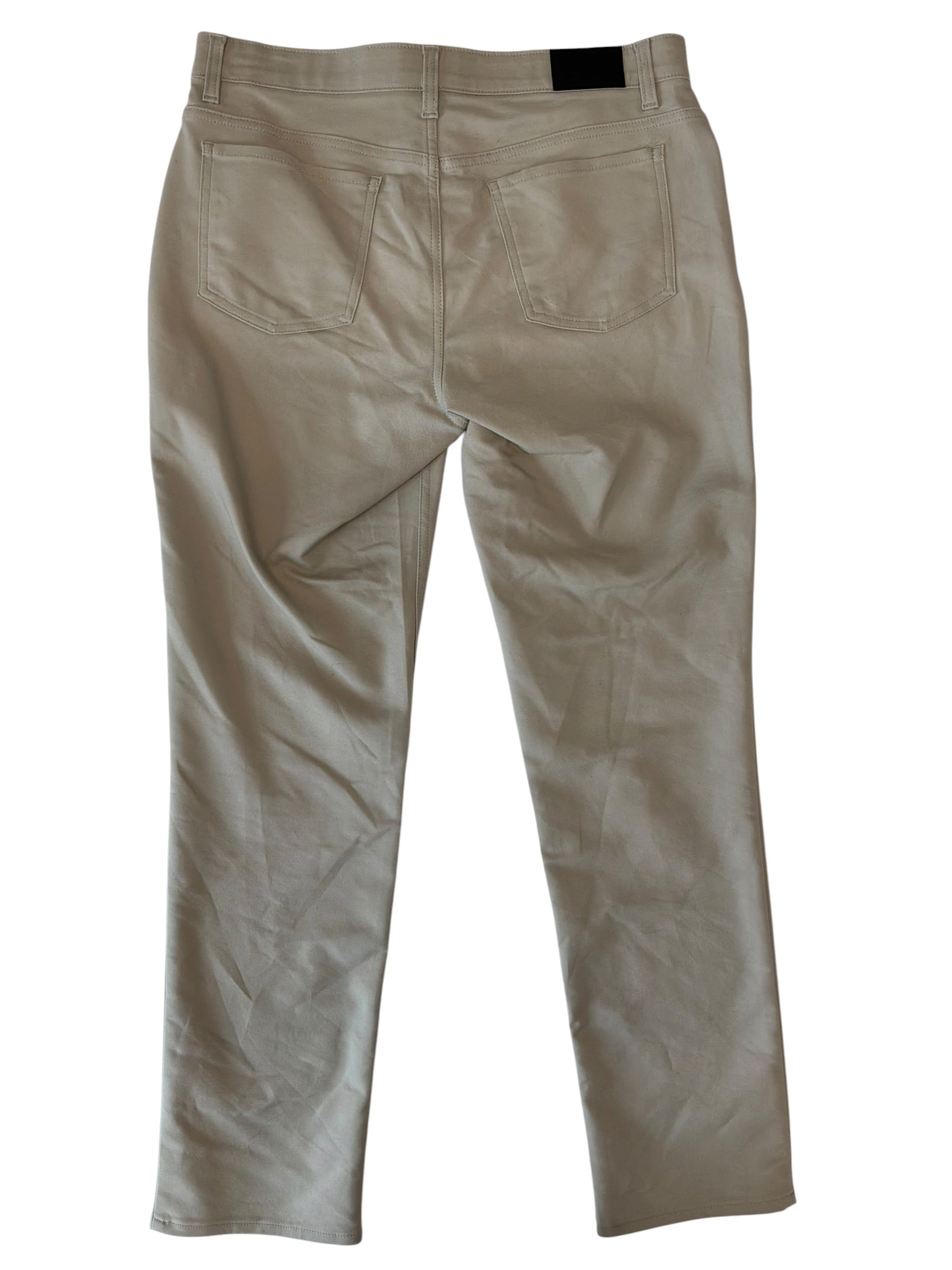 Calvin Klein Mens Slim fit Cotton Dress Pants 34 / 32 Beige Solid