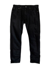 Levi Mens Regular fit Cotton Jeans 34 / 30 Black Solid