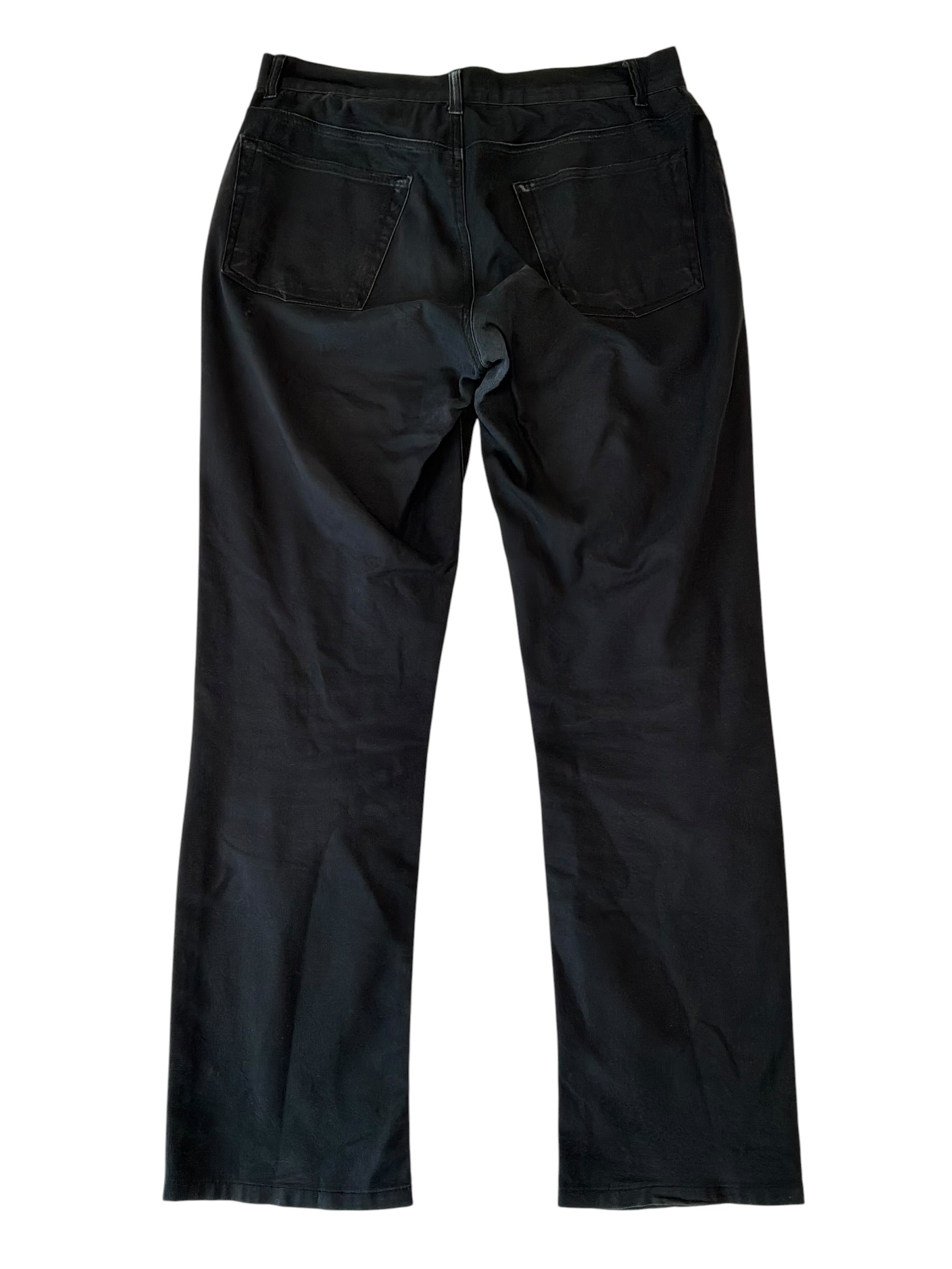 Kenneth Cole Mens Slim fit Cotton Jeans 30 / 32 Black Solid
