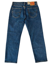 Levi Mens Regular fit Cotton Jeans 34 / 29 Blue Solid