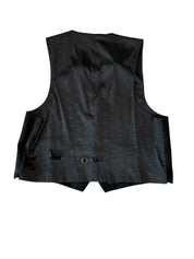 Michael Kors Mens Regular fit Wool Vest XXL Black Solid