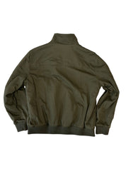 Lucky Brand Mens Regular fit Cotton Mixed Media Jacket Coat XL Green Solid