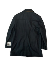 Lauren Ralph Lauren Mens Regular fit Wool Overcoat Coat 42 S Black Solid