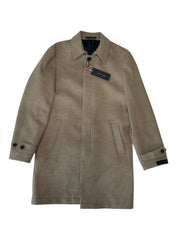 Tommy Hilfiger Mens Modern fit Overcoat Coat 38 R Camel Beige Solid