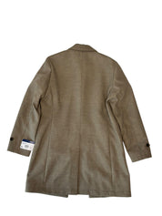 Tommy Hilfiger Mens Modern fit Overcoat Coat 38 R Camel Beige Solid
