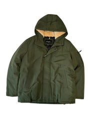 Sean John Mens Regular fit Puffer Coat Medium Green Solid