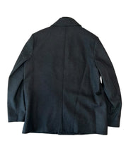 Kenneth Cole Mens Slim fit Overcoat Coat XL Dark Grey Solid