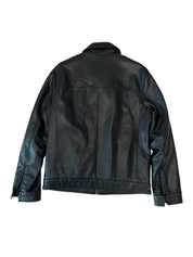 Tommy Hilfiger Mens Regular fit Moto Jacket Coat Medium Black Solid