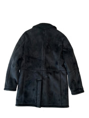Lauren Ralph Lauren Mens Regular fit Overcoat Coat 38 R Black Solid