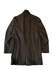 Calvin Klein Mens Slim fit Wool Overcoat Coat 38 S Green Solid