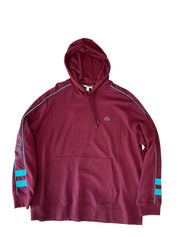 Lacoste Mens Regular fit Hoodie Sweatshirt XXXXL Red Solid