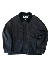 Karl Lagerfeld Mens Regular fit Cotton Utility Jacket Coat Large Black Solid