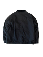 Karl Lagerfeld Mens Regular fit Cotton Utility Jacket Coat Large Black Solid