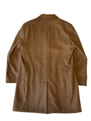 Kenneth Cole Mens Regular fit Overcoat Coat 44 R Brown Solid