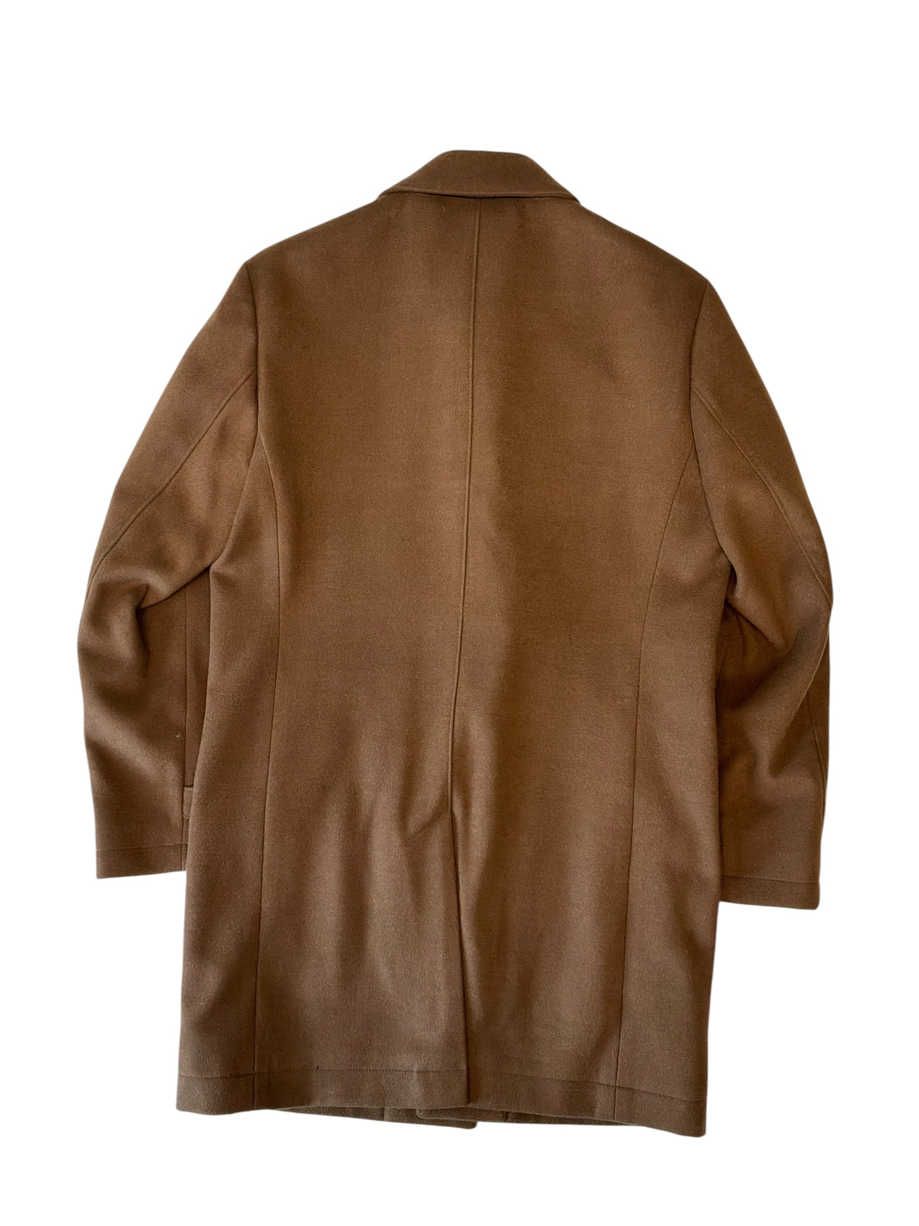 Tommy Hilfiger Mens Modern fit Overcoat Coat 36 S Brown Solid