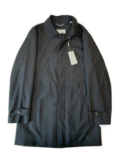 Michael Kors Mens Regular fit Raincoat Coat 36 S Black Solid